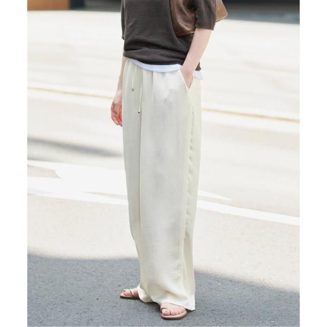 イエナ（IENA）/《WEB限定/追加》サテンリラックスパンツ