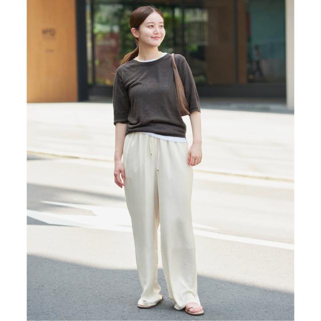 イエナ（IENA）/《WEB限定/追加》サテンリラックスパンツ