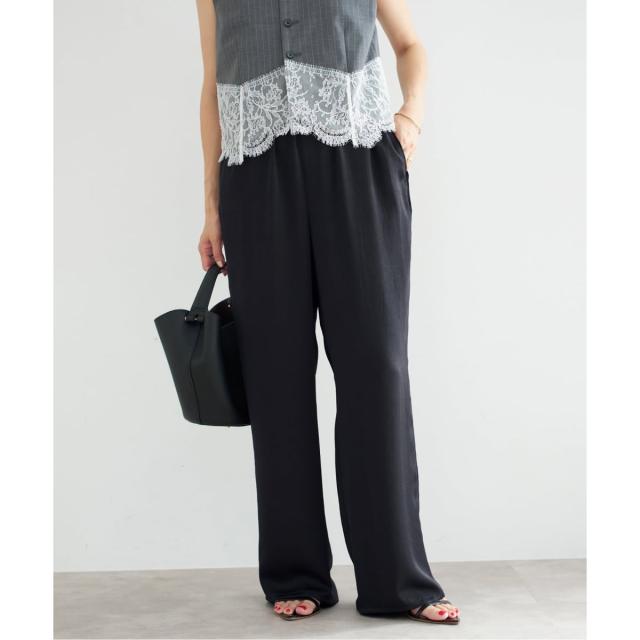 イエナ（IENA）/《WEB限定/追加》サテンリラックスパンツ