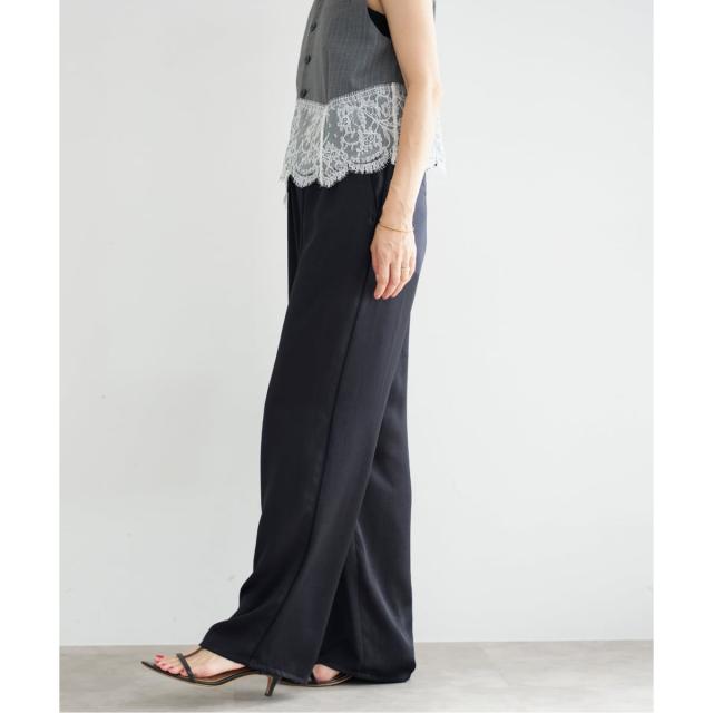 イエナ（IENA）/《WEB限定/追加》サテンリラックスパンツ