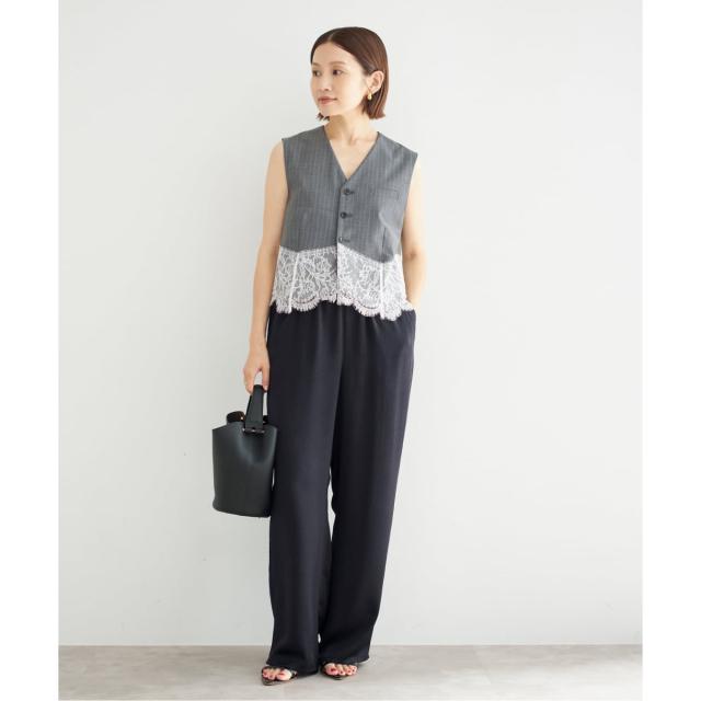 イエナ（IENA）/《WEB限定/追加》サテンリラックスパンツ