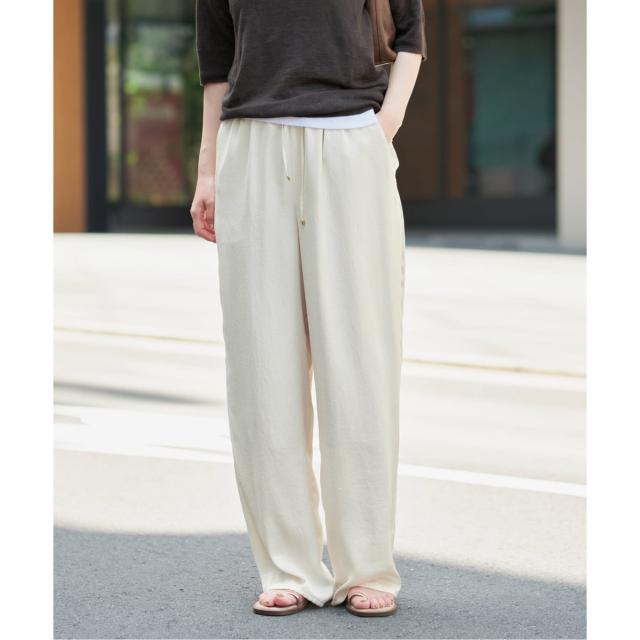 イエナ（IENA）/《WEB限定/追加》サテンリラックスパンツ