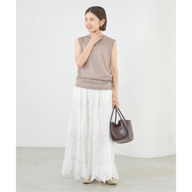 IENA GIZA接結ノースリーブ