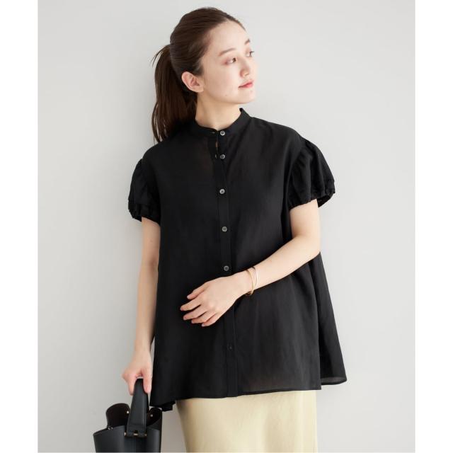 イエナ（IENA）/パフスリーブ半袖ブラウス