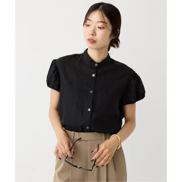 IENA パフスリーブ半袖ブラウス イエナ（IENA）/パフスリーブ半袖ブラウス