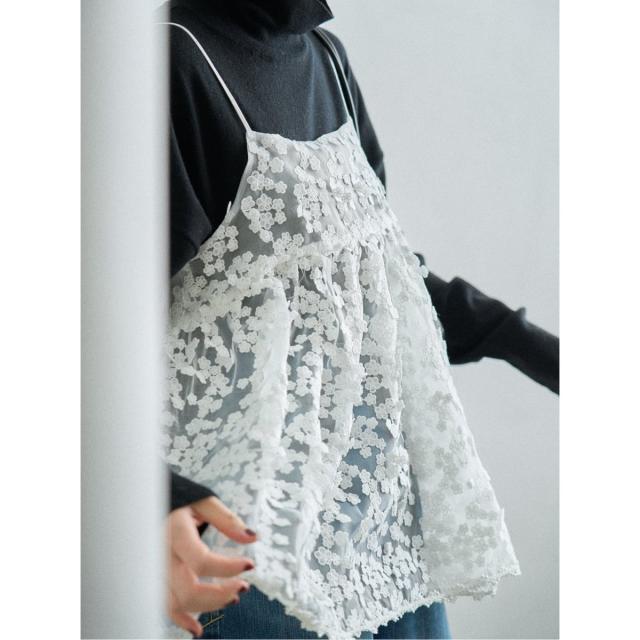 チュニックワンピ 春夏 クロスステッチ エンブ オリエンタル 大人