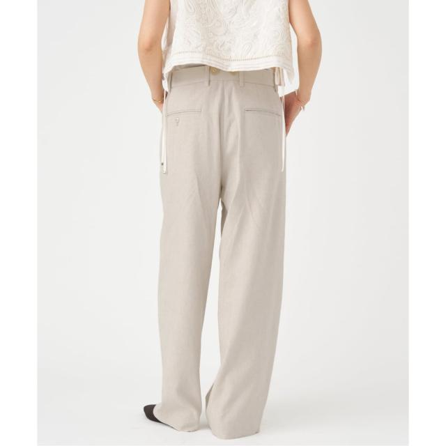 イエナ（IENA）/リネンコンサスペンダーワーカーズスラックスの通販は