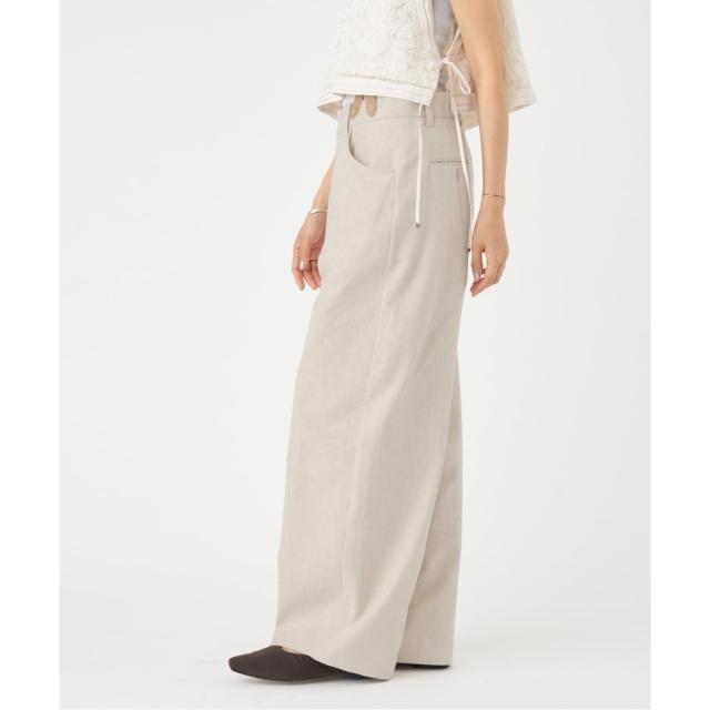 イエナ（IENA）/リネンコンサスペンダーワーカーズスラックスの通販は