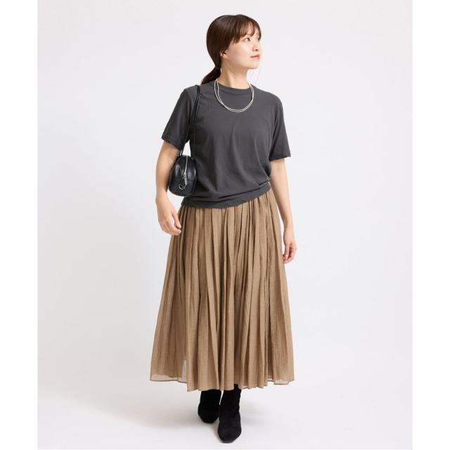 イエナ（IENA）/《追加》ATON/エイトン 別注 FRESCA SINGLE JERSEY Tシャツ