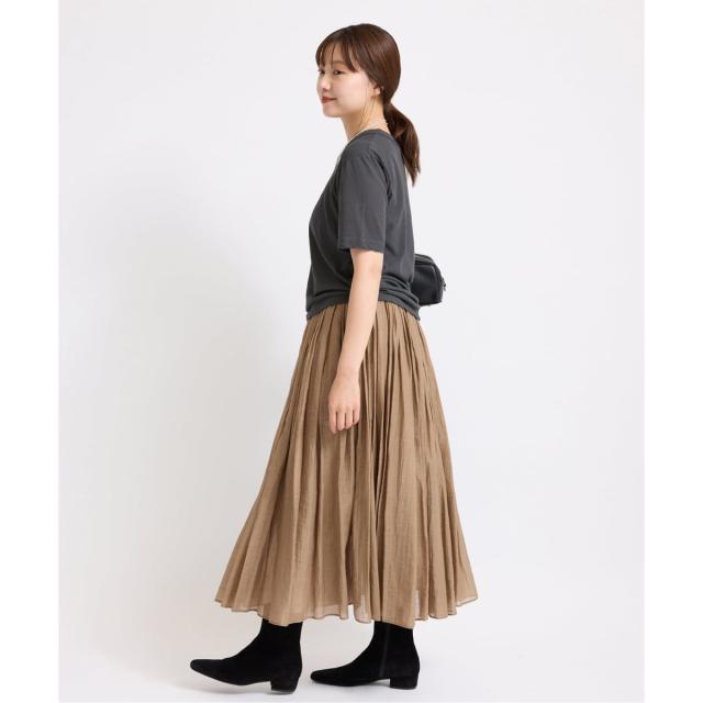 イエナ（IENA）/《追加》ATON/エイトン 別注 FRESCA SINGLE JERSEY Tシャツ