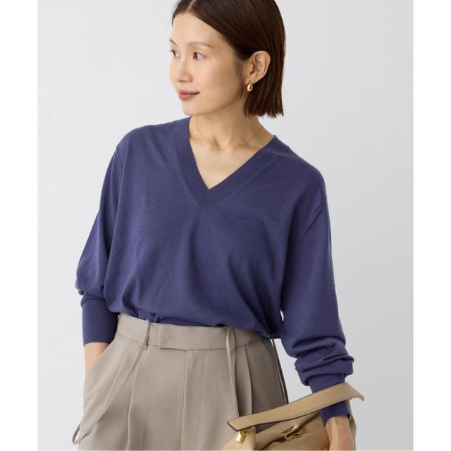 イエナ（IENA）/《追加》18G Vネックプルオーバー