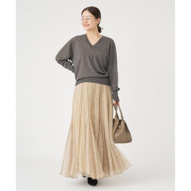 イエナ（IENA）/《追加》18G Vネックプルオーバー