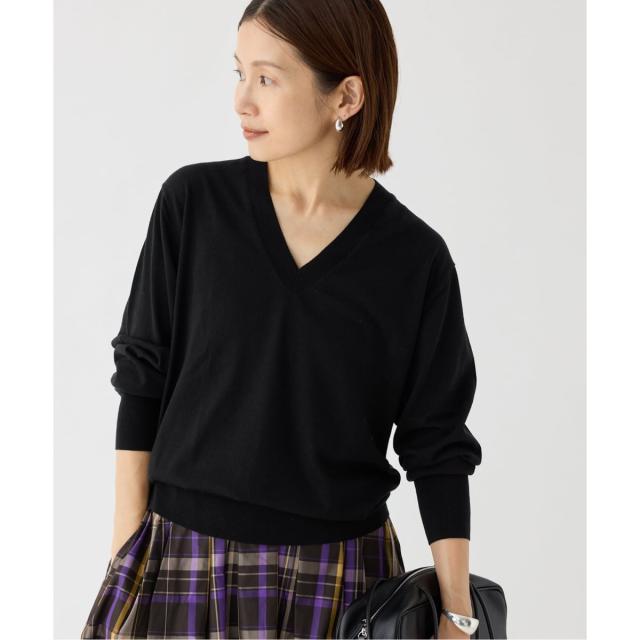 イエナ（IENA）/《追加》18G Vネックプルオーバー