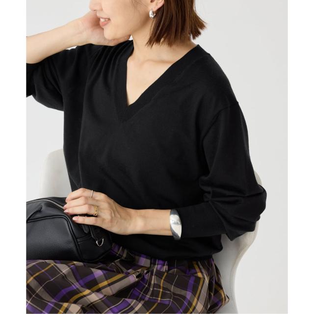 イエナ（IENA）/《追加》18G Vネックプルオーバー