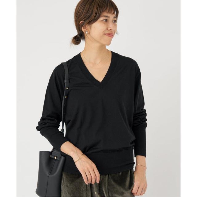 イエナ（IENA）/《追加》18G Vネックプルオーバー