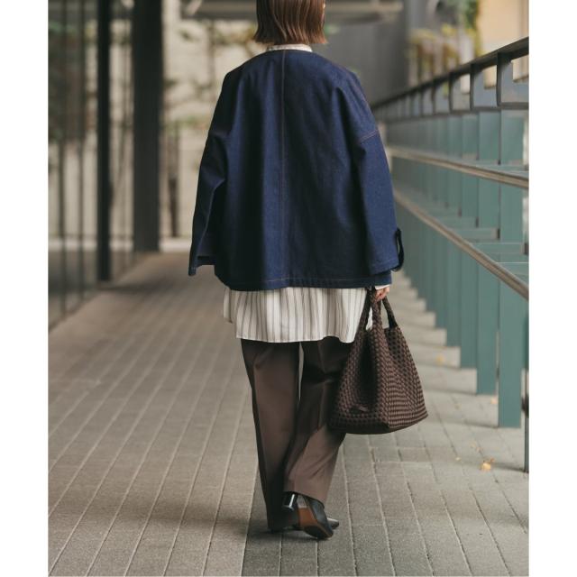 イエナ（IENA）/リヨセルストライプバンドカラーシャツの通販はau PAY