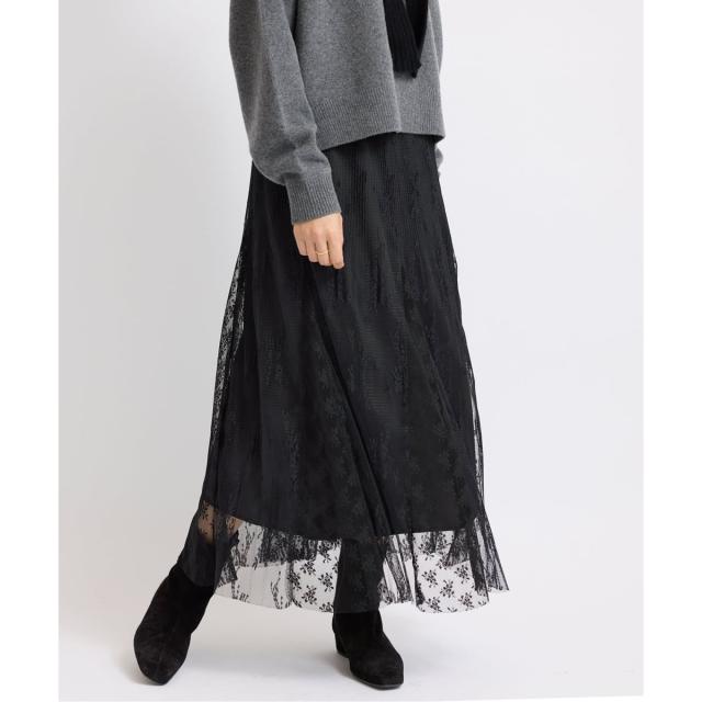 イエナ（IENA）/《追加》トリミングレーススカート