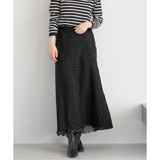 イエナ（IENA）/オーガンジーレイヤードスカート