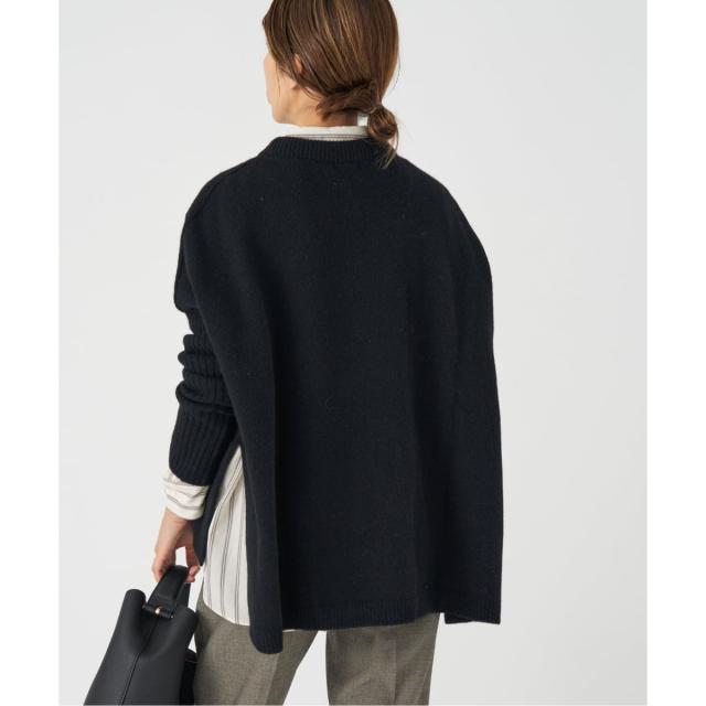イエナ（IENA）/《WEB限定/追加》ウールカシミヤ 脇スリットクルーネックプルオーバー