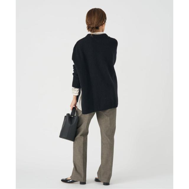 イエナ（IENA）/《WEB限定/追加》ウールカシミヤ 脇スリットクルーネックプルオーバー