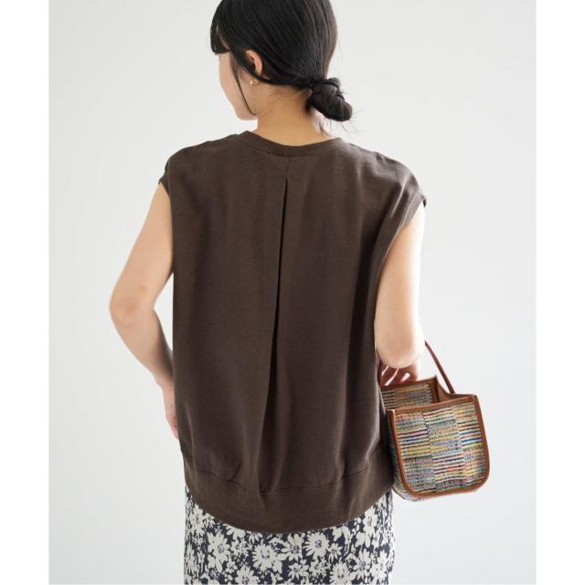 IENA フレンチリネンハーフスリーブプルオーバー フレンチリネン