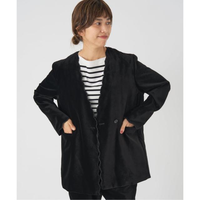 IENA スカラップドベルベットジャケット イエナ（IENA）/スカラップドベルベットジャケットの通販はau PAY