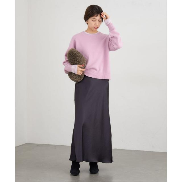 イエナ（IENA）/《追加14》ダブルサテンスカート