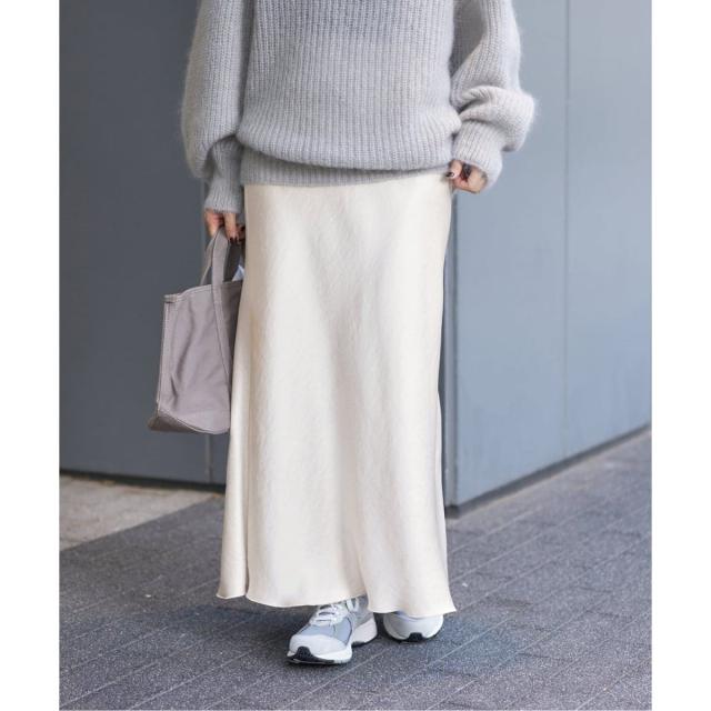 イエナ（IENA）/《追加14》ダブルサテンスカート
