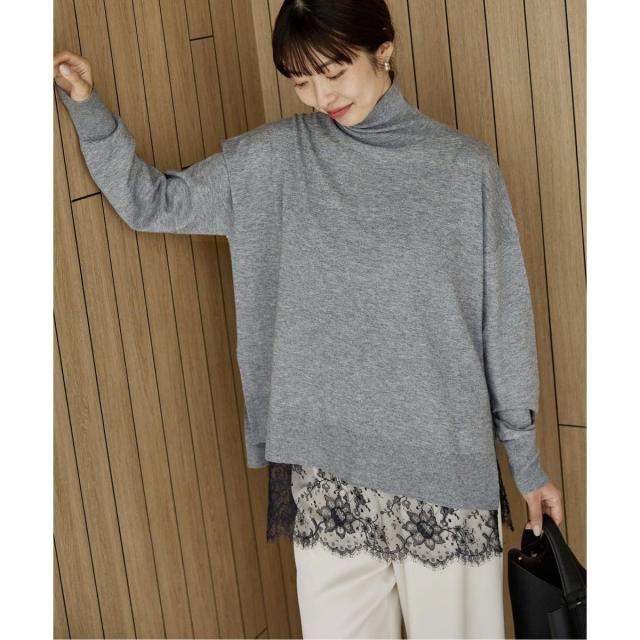 イエナ（IENA）/ライトウールビッグタートルプルオーバー