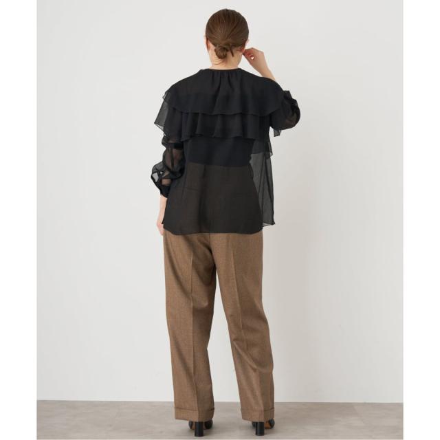 イエナ（IENA）/《一部カラーWEB・一部店舗限定/追加》楊柳フリルブラウス