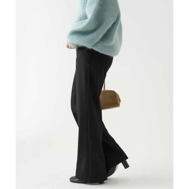 イエナ（IENA）/《追加2》ウォッシャブル 裏起毛セミフレアパンツ