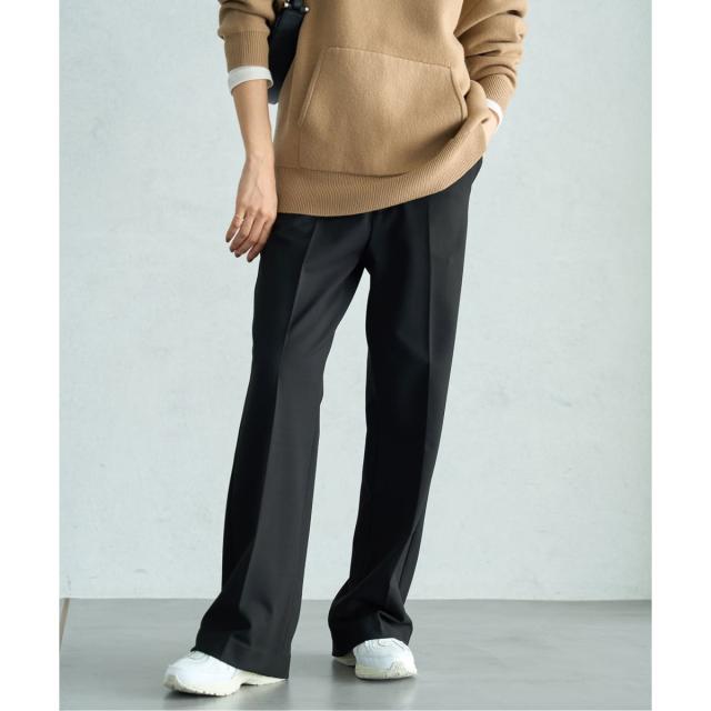 イエナ（IENA）/《追加2》ウォッシャブル 裏起毛セミフレアパンツ