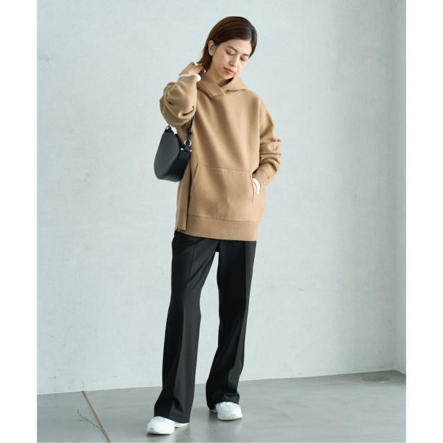 イエナ（IENA）/《追加2》ウォッシャブル 裏起毛セミフレアパンツ