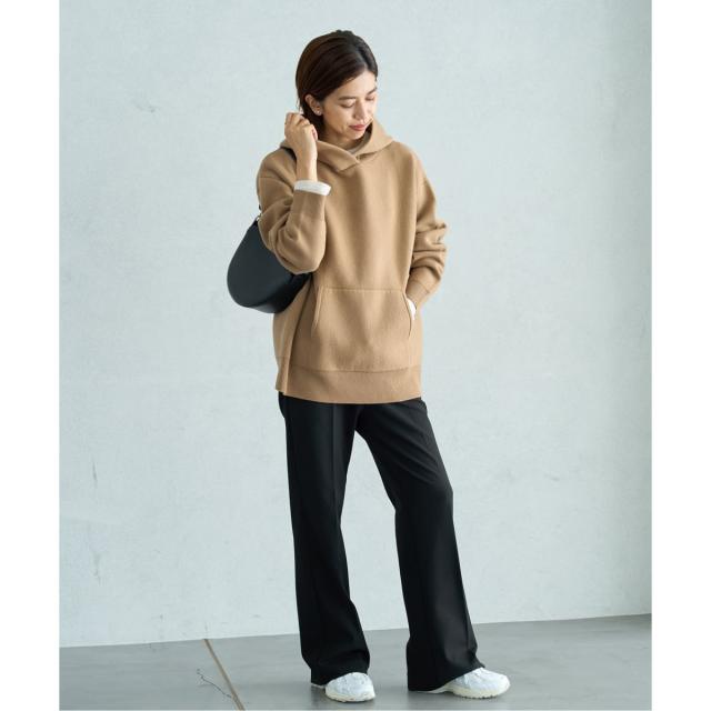 イエナ（IENA）/《追加2》ウォッシャブル 裏起毛セミフレアパンツ