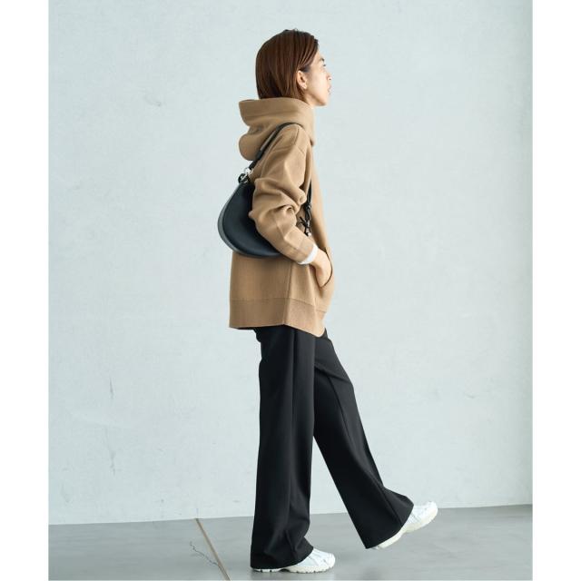 イエナ（IENA）/《追加2》ウォッシャブル 裏起毛セミフレアパンツ