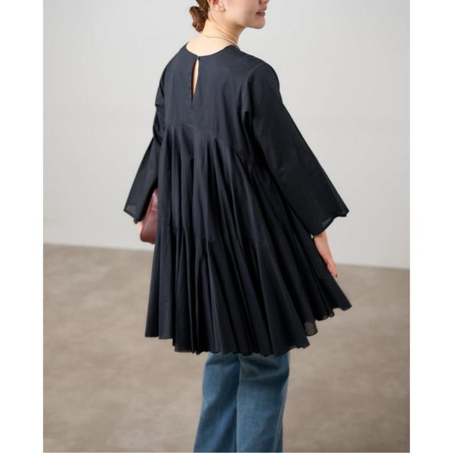 イエナ（IENA）/AAYUSHI/アユーシ 別注 ロングスリーブラッフルドレス