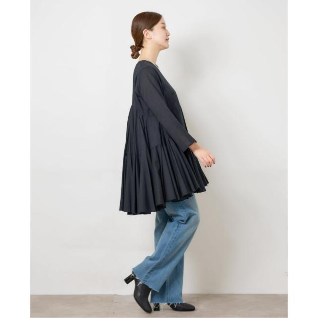 イエナ（IENA）/AAYUSHI/アユーシ 別注 ロングスリーブラッフルドレス