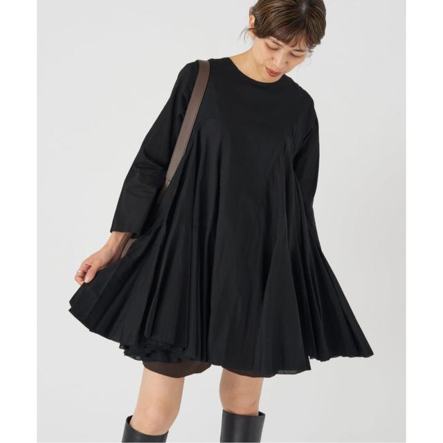 イエナ（IENA）/AAYUSHI/アユーシ 別注 ロングスリーブラッフルドレス