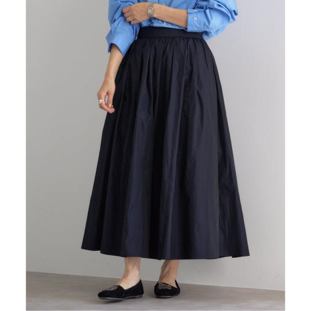 イエナ（IENA）/《追加2・一部店舗限定》タフタフレアスカート