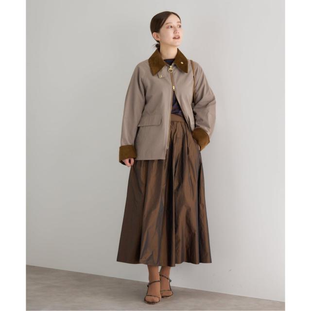 イエナ（IENA）/《追加2・一部店舗限定》タフタフレアスカート