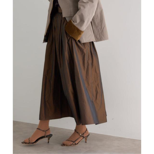 イエナ（IENA）/《追加2・一部店舗限定》タフタフレアスカート