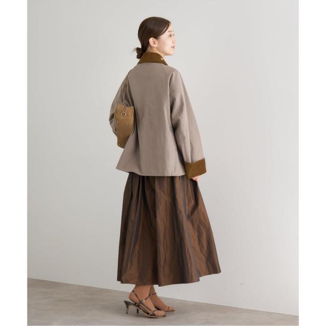 イエナ（IENA）/《追加2・一部店舗限定》タフタフレアスカート