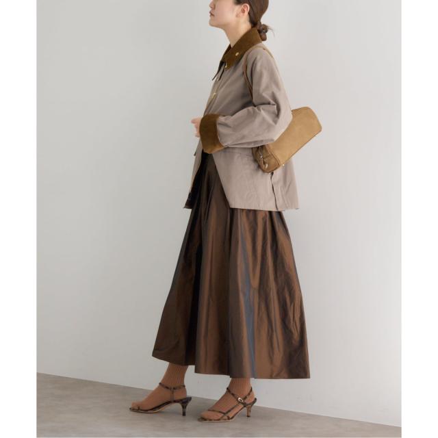 イエナ（IENA）/《追加2・一部店舗限定》タフタフレアスカート