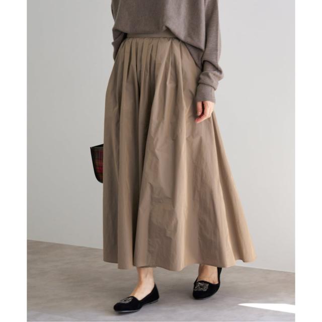 イエナ（IENA）/《追加2・一部店舗限定》タフタフレアスカート