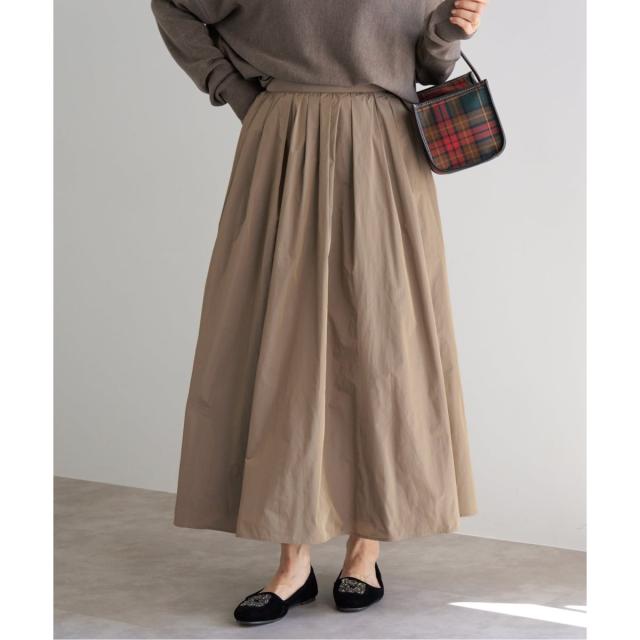 イエナ（IENA）/《追加2・一部店舗限定》タフタフレアスカート
