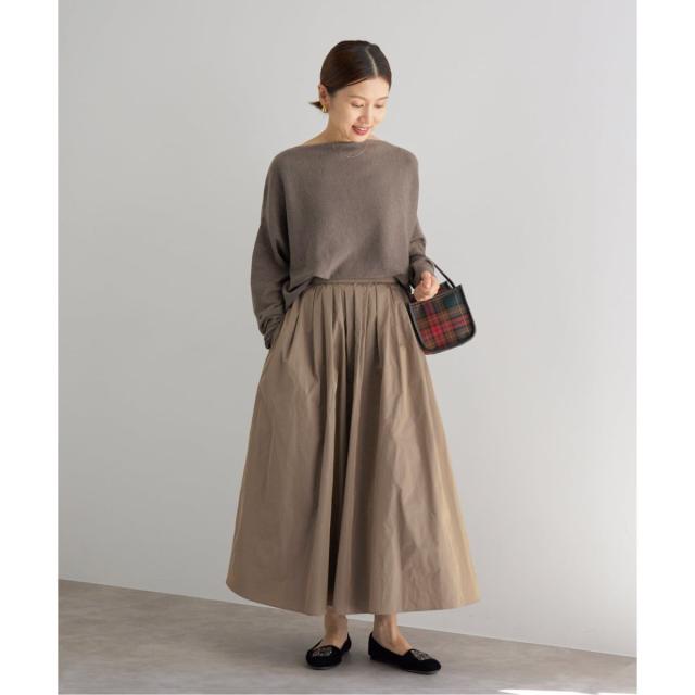 イエナ（IENA）/《追加2・一部店舗限定》タフタフレアスカート