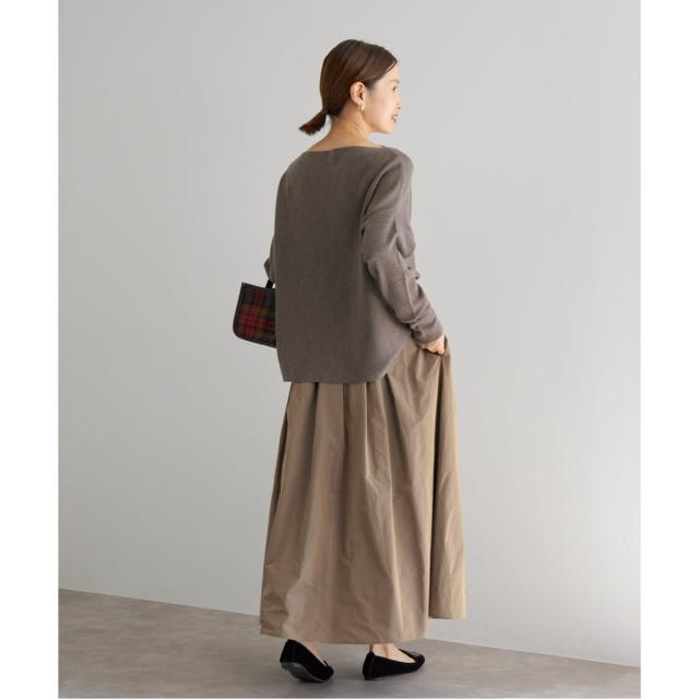 イエナ（IENA）/《追加2・一部店舗限定》タフタフレアスカート