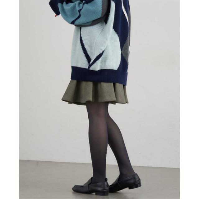 イエナ（IENA）/ツイードダブルクロスフレアミニスカート