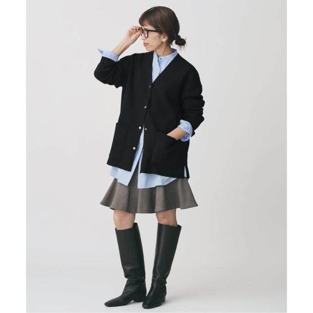 イエナ（IENA）/ドットボタンVネックカーディガン