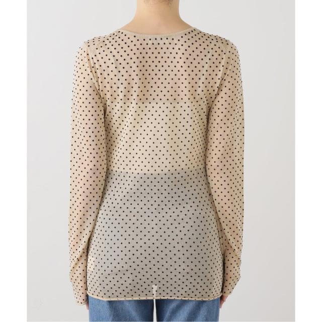 イエナ（IENA）/《追加2》フロッキードット シアープルオーバー